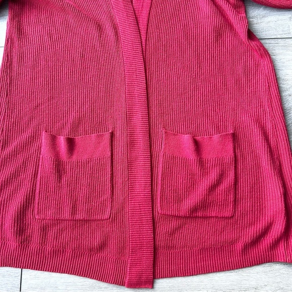 Torrid Cardigan Open Front Sweater in Red - Picture 11 of 16